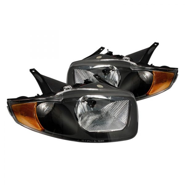 Spec-D® - Black Euro Headlights, Chevrolet Cavalier
