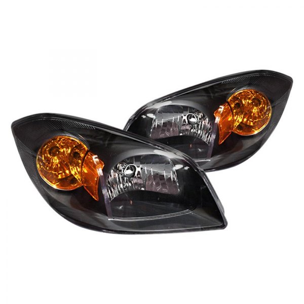 Spec-D® - Black Euro Headlights, Chevy Cobalt
