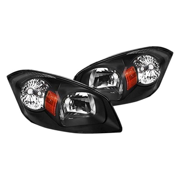 Spec-D® - Black Euro Headlights, Chevy Cobalt