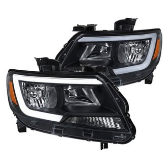 Spec-D® - Driver and Passenger Side Black LED Euro Headlights