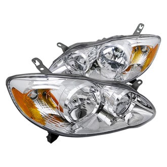 Spec-D® - Driver and Passenger Side Chrome Euro Headlights