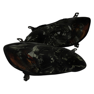 Spec-D® - Driver and Passenger Side Chrome/Smoke Euro Headlights