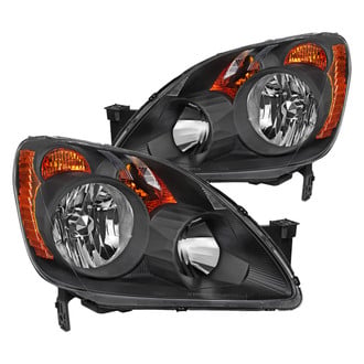 Spec-D® - Driver and Passenger Side Matte Black Euro Headlights