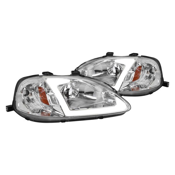 Spec-D® - Chrome LED DRL Bar Headlights