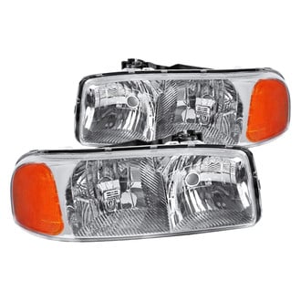 Spec-D® - Driver and Passenger Side Chrome Euro Headlights
