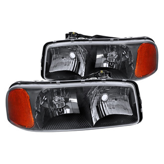 Spec-D® - Driver and Passenger Side Black Euro Headlights