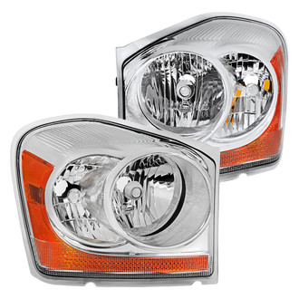 Spec-D® - Driver and Passenger Side Chrome Euro Headlights