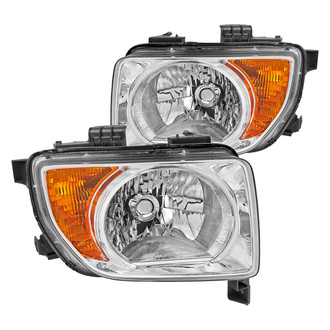 Spec-D® - Driver and Passenger Side Chrome Factory Style Headlights