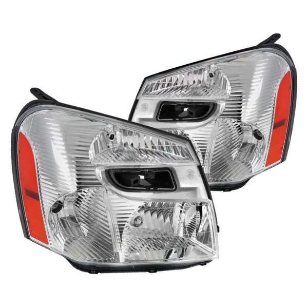 Spec-D® - Chrome Euro Headlights, Chevy Equinox