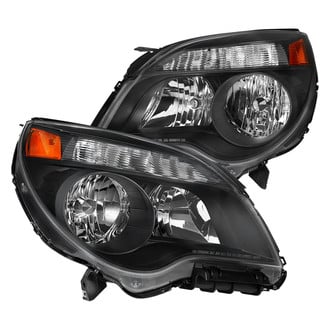 Spec-D® - Driver and Passenger Side Matte Black Euro Headlights