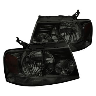 Spec-D® - Driver and Passenger Side Chrome/Smoke Euro Headlights