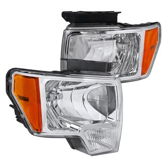 Spec-D® - Driver and Passenger Side Chrome Euro Headlights
