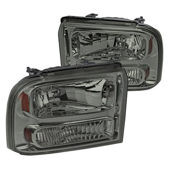Spec-D® - Driver and Passenger Side Chrome/Smoke Euro Headlights