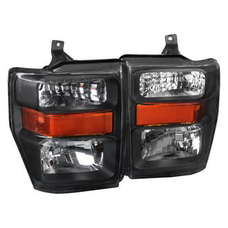Spec-D® - Driver and Passenger Side Black Euro Headlights