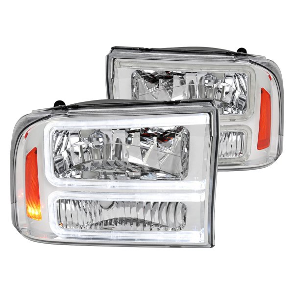 Spec-D® - Chrome Light Tube Headlights