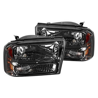 Spec-D® - Chrome/Smoke Euro Headlights