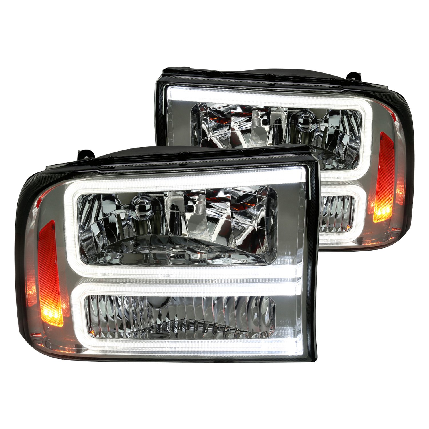 Spec D® 2lh F25099g G3 Rs Chromesmoke Led Drl Bar Headlights