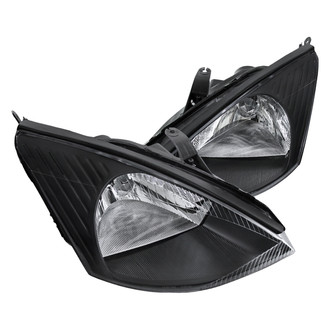 Spec-D® - Driver and Passenger Side Black Euro Headlights