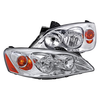 Spec-D® - Driver and Passenger Side Chrome Factory Style Headlights