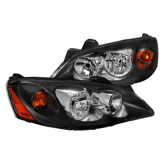 Spec-D® - Driver and Passenger Side Black Euro Headlights