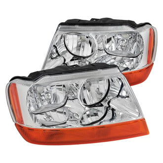 Spec-D® - Driver and Passenger Side Chrome Euro Headlights