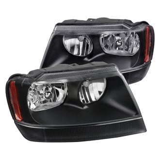 Spec-D® - Driver and Passenger Side Black Euro Headlights