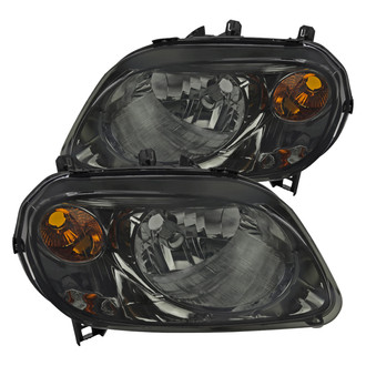 Spec-D® - Driver and Passenger Side Chrome/Smoke Euro Headlights