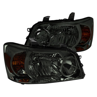 Spec-D® - Driver and Passenger Side Chrome/Smoke Euro Headlights