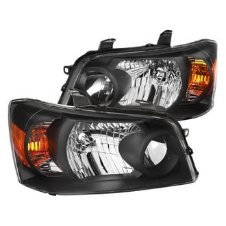 Spec-D® - Driver and Passenger Side Matte Black Euro Headlights