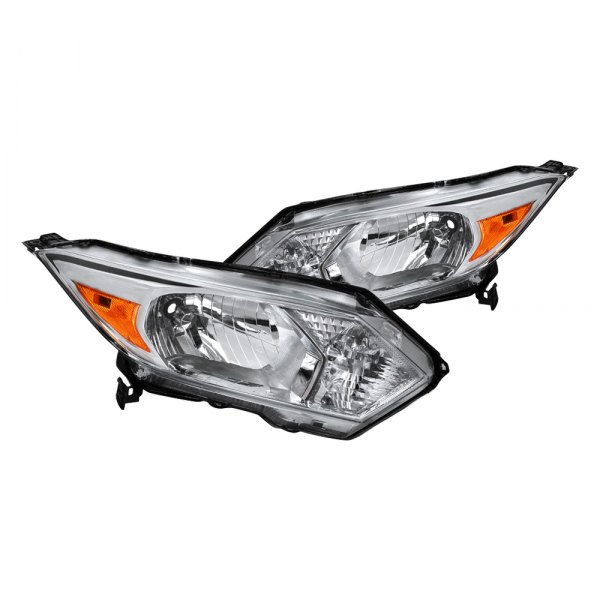 Spec-D® - Chrome Euro Headlights, Honda HR-V