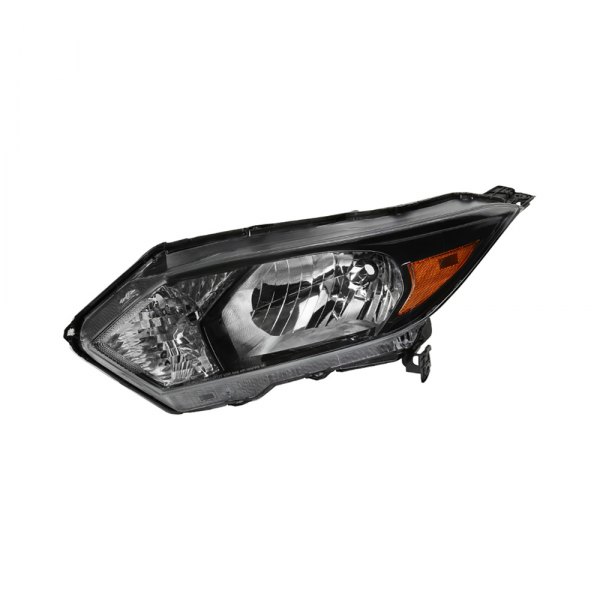 Spec-D® - Driver Side Gloss Black Euro Headlight, Honda HR-V