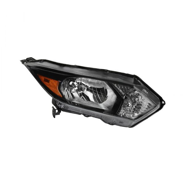 Spec-D® - Passenger Side Gloss Black Euro Headlight, Honda HR-V