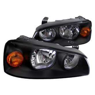 Spec-D® - Driver and Passenger Side Black Euro Headlights