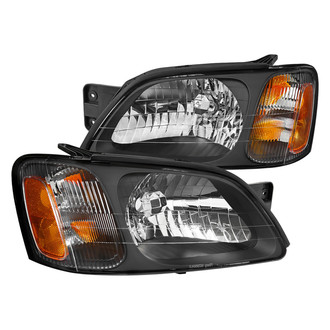 Spec-D® - Driver and Passenger Side Matte Black Factory Style Headlights