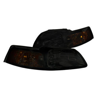 Spec-D® - Driver and Passenger Side Chrome/Smoke Euro Headlights