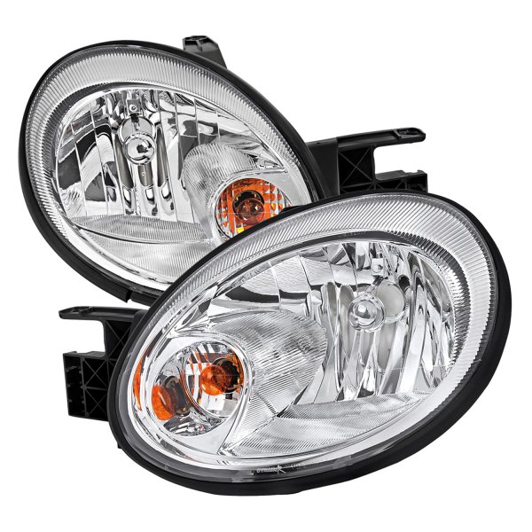 Spec-D® - Chrome Factory Style Headlights, Dodge Neon