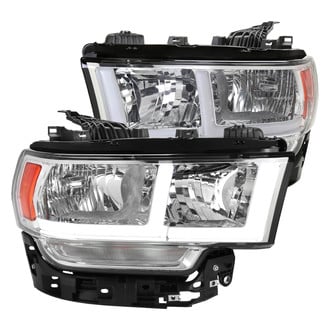 Spec-D® - Driver and Passenger Side Chrome LED DRL Bar Headlights