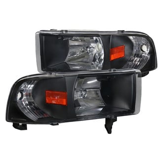 Spec-D® - Driver and Passenger Side Black Euro Headlights