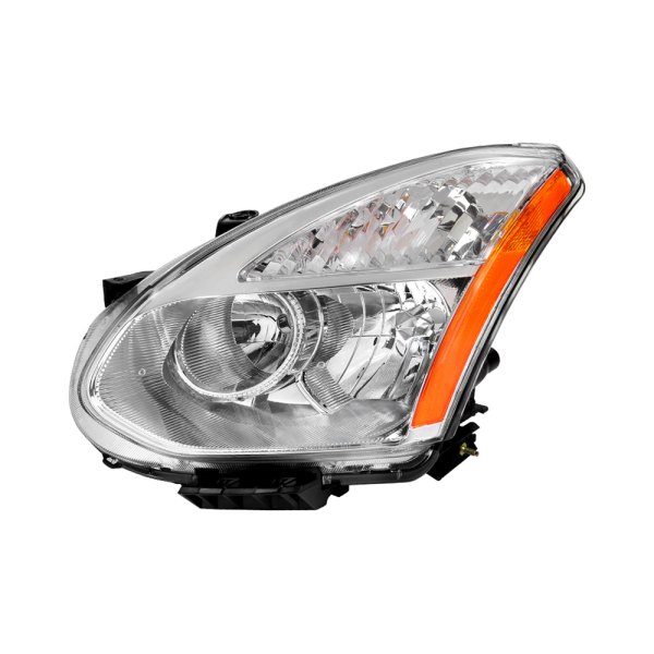 Spec-D® - Driver Side Chrome Euro Headlights, Nissan Rogue