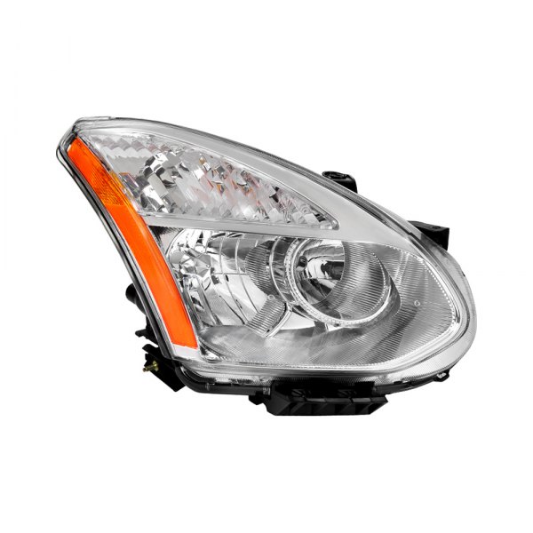 Spec-D® - Passenger Side Chrome Euro Headlights, Nissan Rogue