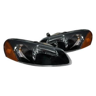 Spec-D® - Driver and Passenger Side Black Euro Headlights