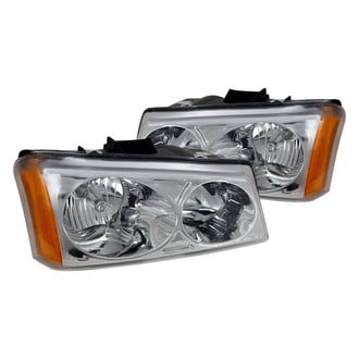 Spec-D® - Driver and Passenger Side Chrome Euro Headlights