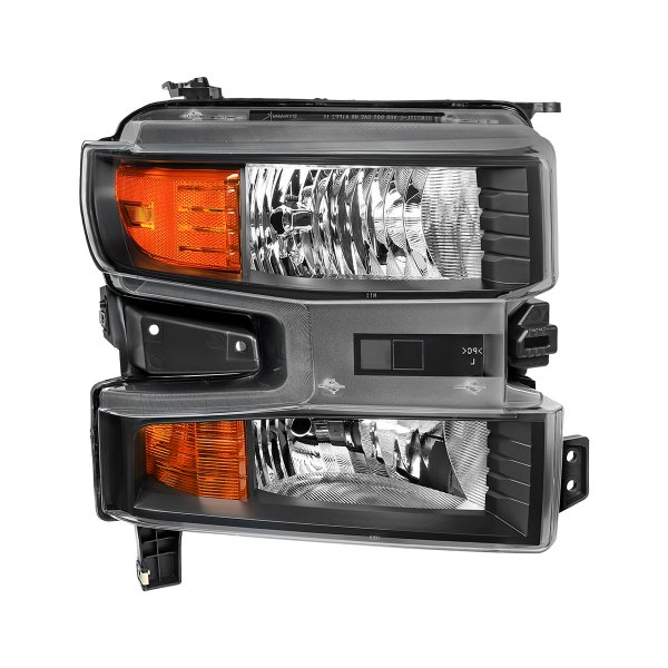 Spec-D® - Passenger Side Matte Black Factory Style Headlights