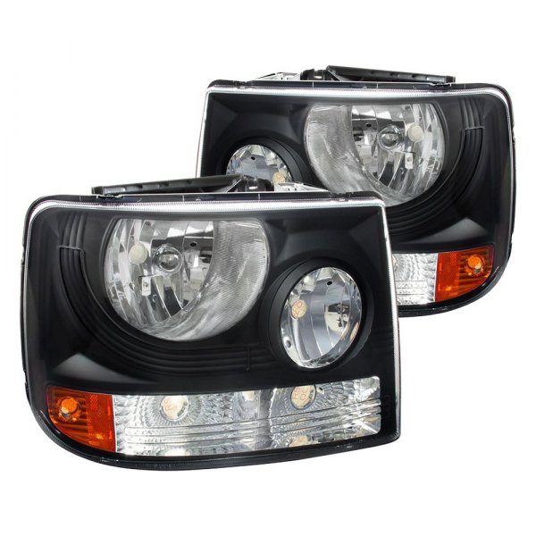 Spec-D® - Black Conversion Euro Headlights