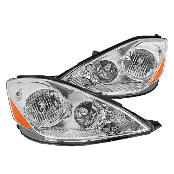 Spec-D® - Driver and Passenger Side Chrome Factory Style Headlights