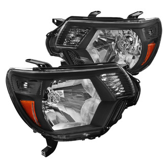 Spec-D® - Driver and Passenger Side Black Euro Headlights