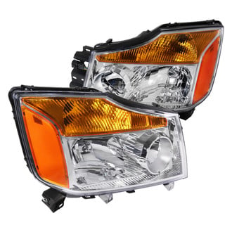 Spec-D® - Driver and Passenger Side Chrome Euro Headlights