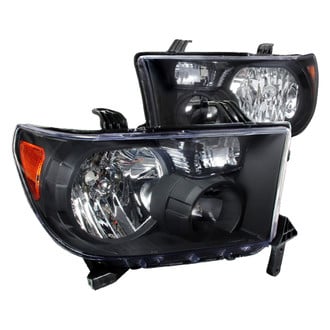 Spec-D® - Driver and Passenger Side Black Euro Headlights