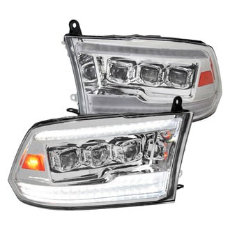 Spec-D® - Driver and Passenger Side Chrome Projector LED Headlights with Sequential DRL
