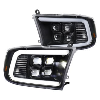 Spec-D® - Driver and Passenger Side Matte Black Projector LED Headlights
